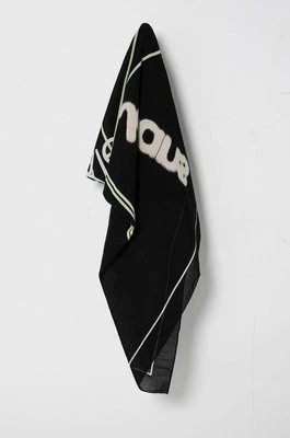 Zdjęcie produktu Calvin Klein Jeans chusta bawełniana kolor czarny wzorzysty