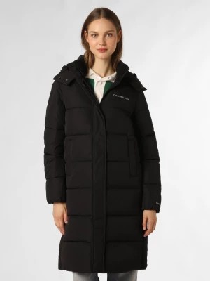 Zdjęcie produktu Calvin Klein Jeans Damski płaszcz pikowany Kobiety czarny jednolity,