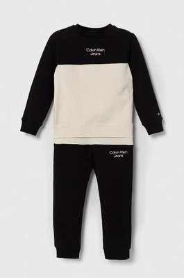 Zdjęcie produktu Calvin Klein Jeans dres dziecięcy kolor czarny