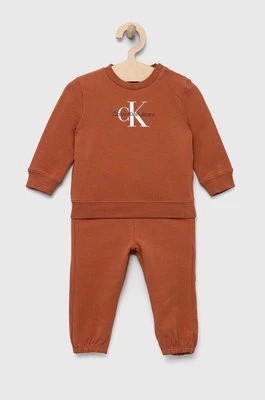 Zdjęcie produktu Calvin Klein Jeans dres dziecięcy kolor pomarańczowy