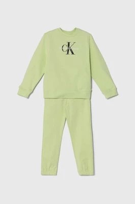 Zdjęcie produktu Calvin Klein Jeans dres dziecięcy kolor zielony