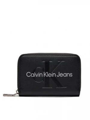 Zdjęcie produktu Calvin Klein Jeans Duży Portfel Damski Sculpted Med Zip Around Mono K60K607229 Czarny