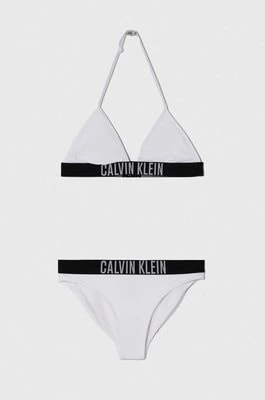 Zdjęcie produktu Calvin Klein Jeans dwuczęściowy strój kąpielowy dziecięcy kolor biały