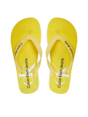 Zdjęcie produktu Calvin Klein Jeans Japonki Beach Sandal Monogram Tpu YM0YM00838 Żółty