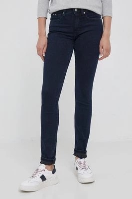 Zdjęcie produktu Calvin Klein Jeans jeansy damskie kolor granatowy
