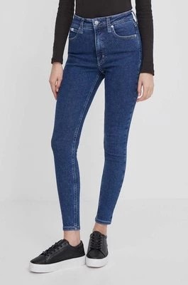 Zdjęcie produktu Calvin Klein Jeans jeansy damskie kolor granatowy J20J222770