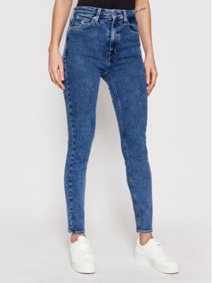 Zdjęcie produktu Calvin Klein Jeans Jeansy High Rise J20J215787 Granatowy Skinny Fit