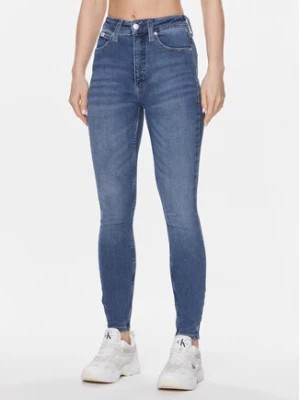 Zdjęcie produktu Calvin Klein Jeans Jeansy J20J222144 Niebieski Super Skinny Fit