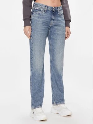 Zdjęcie produktu Calvin Klein Jeans Jeansy Low Rise Straight J20J222437 Granatowy Straight Fit
