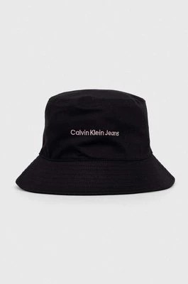 Zdjęcie produktu Calvin Klein Jeans kapelusz bawełniany kolor czarny bawełniany