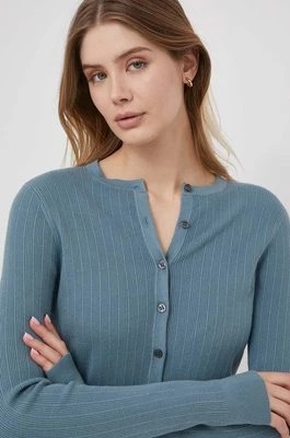 Zdjęcie produktu Calvin Klein Jeans kardigan damski kolor niebieski lekki