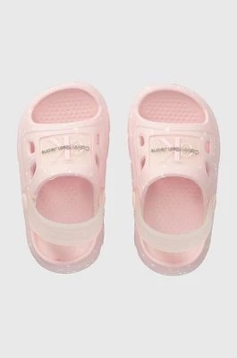 Zdjęcie produktu Calvin Klein Jeans klapki dziecięce kolor różowy
