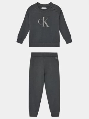 Zdjęcie produktu Calvin Klein Jeans Komplet sweter i spodnie materiałowe IN0IN00167 Szary Regular Fit