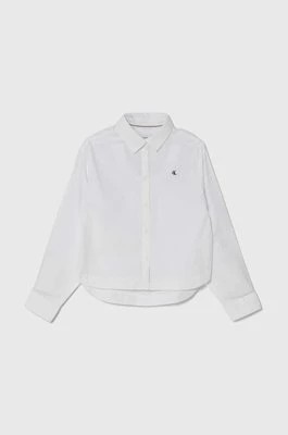 Zdjęcie produktu Calvin Klein Jeans koszula bawełniana dziecięca kolor biały