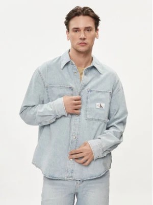 Zdjęcie produktu Calvin Klein Jeans Koszula jeansowa Linear J30J324894 Błękitny Regular Fit