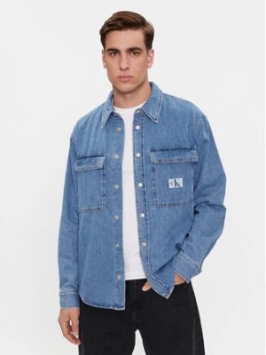 Zdjęcie produktu Calvin Klein Jeans Koszula jeansowa Relaxed Linear Denim Shirt J30J324582 Granatowy Regular Fit