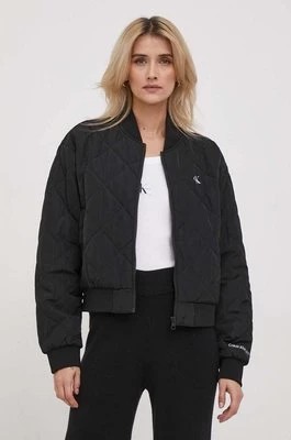Zdjęcie produktu Calvin Klein Jeans kurtka bomber damski kolor czarny