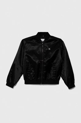 Zdjęcie produktu Calvin Klein Jeans kurtka bomber dziecięca kolor czarny