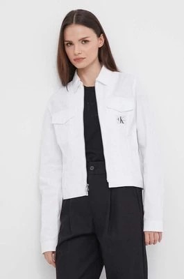 Zdjęcie produktu Calvin Klein Jeans kurtka damska kolor biały przejściowa J20J223184
