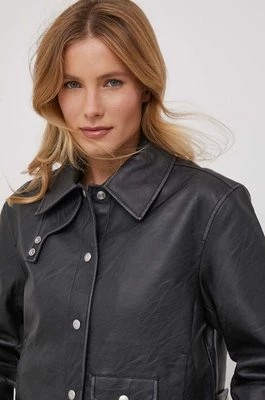 Zdjęcie produktu Calvin Klein Jeans kurtka damska kolor czarny przejściowa oversize