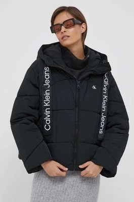 Zdjęcie produktu Calvin Klein Jeans kurtka damska kolor czarny zimowa oversize
