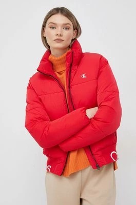 Zdjęcie produktu Calvin Klein Jeans kurtka damska kolor czerwony zimowa