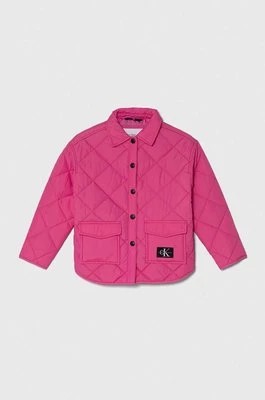 Zdjęcie produktu Calvin Klein Jeans kurtka dziecięca kolor różowy