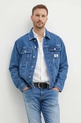 Zdjęcie produktu Calvin Klein Jeans kurtka jeansowa męska kolor niebieski przejściowa J30J325750
