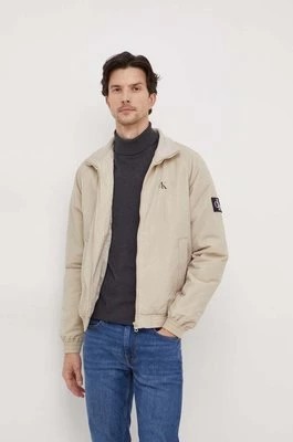 Zdjęcie produktu Calvin Klein Jeans kurtka męska kolor beżowy przejściowa