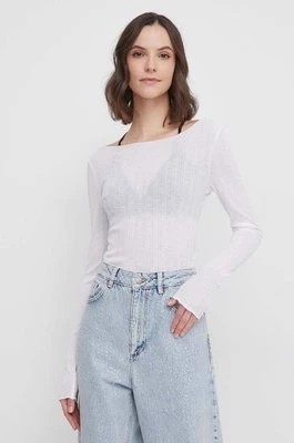 Zdjęcie produktu Calvin Klein Jeans longsleeve damski kolor biały
