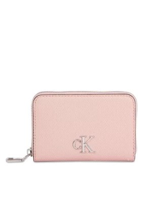 Zdjęcie produktu Calvin Klein Jeans Mały Portfel Damski Minimal Monogram M Zip Around T K60K611970 Różowy