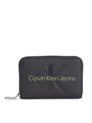 Zdjęcie produktu Calvin Klein Jeans Mały Portfel Damski Sculpted Med Zip Around Mono K60K607229 Czarny