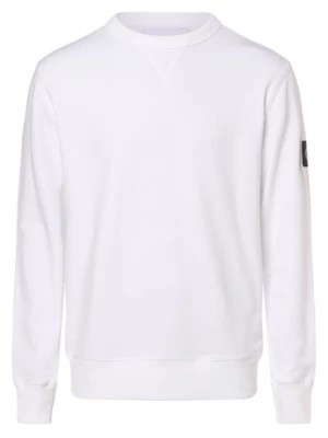 Zdjęcie produktu Calvin Klein Jeans Męska bluza nierozpinana Mężczyźni Bawełna biały jednolity,