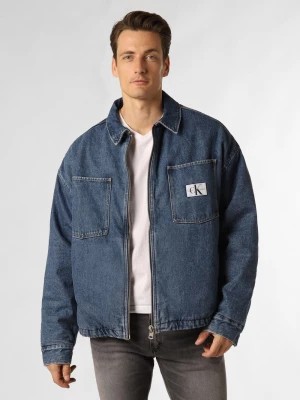Zdjęcie produktu Calvin Klein Jeans Męska kurtka jeansowa Mężczyźni Jeansy niebieski jednolity,