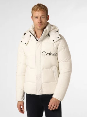 Zdjęcie produktu Calvin Klein Jeans Męska kurtka pikowana Mężczyźni biały jednolity,