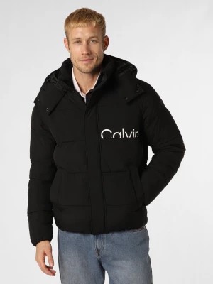 Zdjęcie produktu Calvin Klein Jeans Męska kurtka pikowana Mężczyźni czarny jednolity,