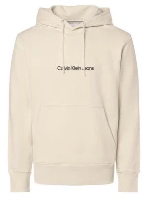 Zdjęcie produktu Calvin Klein Jeans Męski sweter z kapturem Mężczyźni Bawełna zielony jednolity,