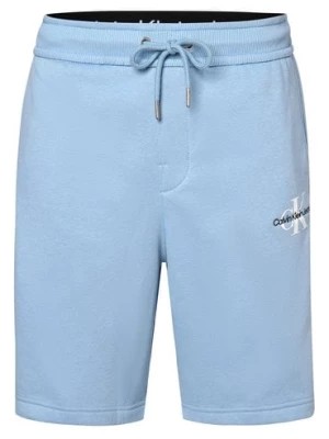 Zdjęcie produktu Calvin Klein Jeans Męskie szorty dresowe Mężczyźni niebieski jednolity,