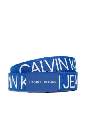 Zdjęcie produktu Calvin Klein Jeans Pasek Dziecięcy Canvas Logo Belt IU0IU00125 Niebieski
