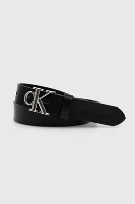 Zdjęcie produktu Calvin Klein Jeans pasek skórzany damski kolor czarny K60K612271
