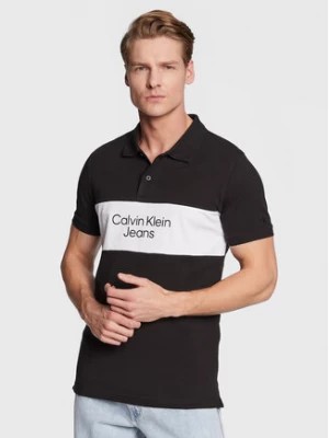 Zdjęcie produktu Calvin Klein Jeans Polo J30J322449 Czarny Slim Fit