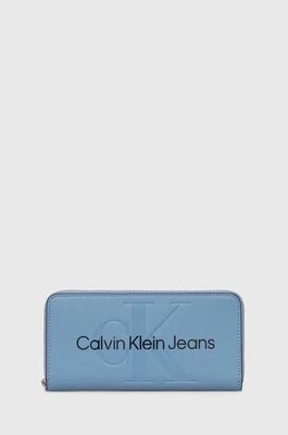Zdjęcie produktu Calvin Klein Jeans portfel damski kolor niebieski