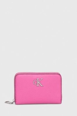 Zdjęcie produktu Calvin Klein Jeans portfel damski kolor różowy