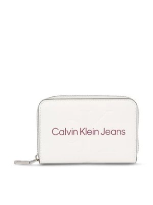 Zdjęcie produktu Calvin Klein Jeans Portfel damski Sculpted Med Zip Around Mono K60K607229 Biały