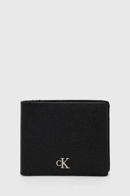 Zdjęcie produktu Calvin Klein Jeans portfel skórzany męski kolor czarny