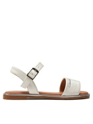 Zdjęcie produktu Calvin Klein Jeans Sandały Flat Sandal V3A2-80824-1688 M Biały