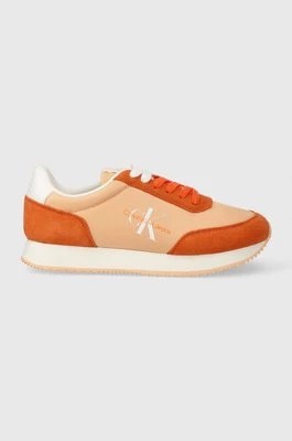 Zdjęcie produktu Calvin Klein Jeans sneakersy RETRO RUNNER LOW LACE NY ML kolor pomarańczowy YW0YW01326