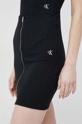Zdjęcie produktu Calvin Klein Jeans spódnica kolor czarny mini ołówkowa