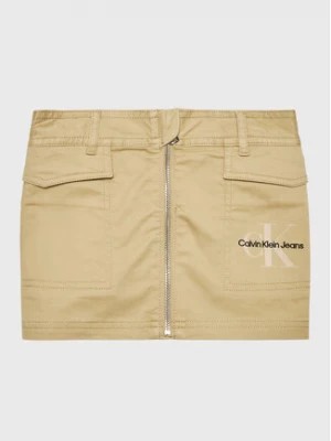 Zdjęcie produktu Calvin Klein Jeans Spódnica Monogram IG0IG01824 Beżowy Regular Fit