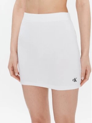 Zdjęcie produktu Calvin Klein Jeans Spódnica ołówkowa J20J220795 Biały Slim Fit